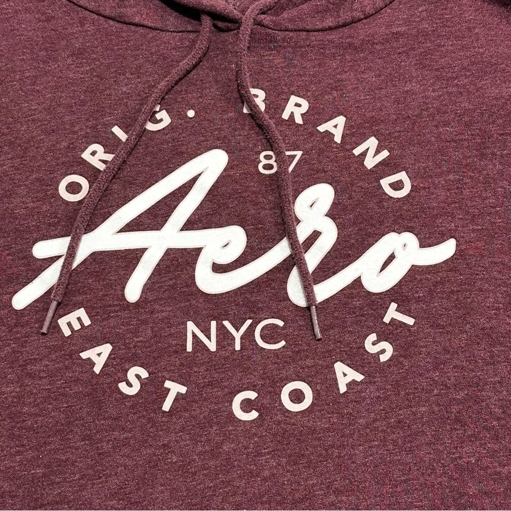 Aéropostale Aero Original Brand EST 1987 NYC Cropped Hoodie Size: Large
